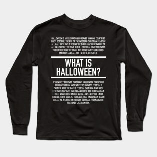 Halloween Defined Long Sleeve T-Shirt